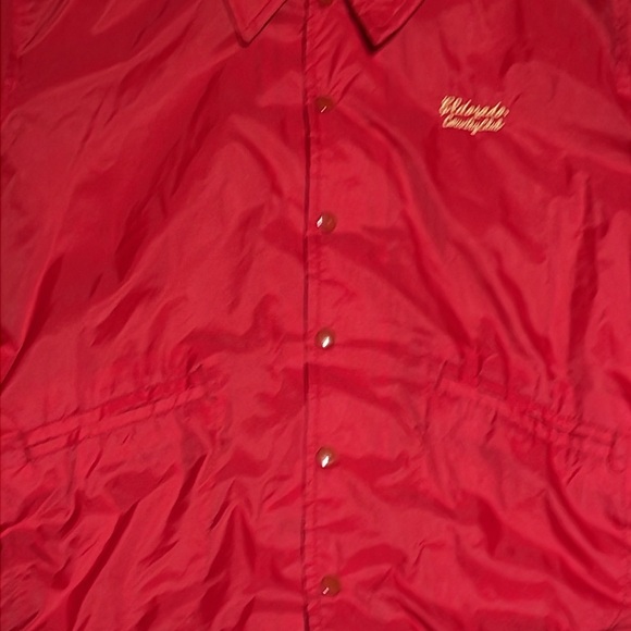 Men’s Red Coach Jacket - Picture 4 of 7